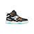 Baskets montantes à scratch Blanc c0050+Noir c0038+Noir orange 13 - vertbaudet enfant 
