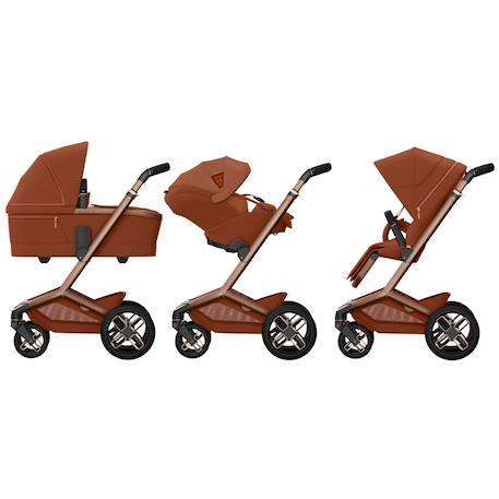 Poussette ultra confortable fame Copper terra+Moon graphite+Oak truffle+Sapphire sand 2 - vertbaudet enfant 