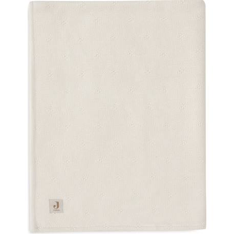 Couverture berceau cosy knit en coton Ecru+Ivoire+Vert d'eau 3 - vertbaudet enfant 
