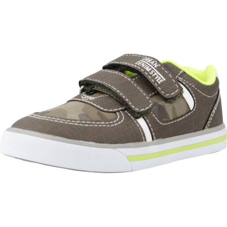 Basket garçon modèle frederic Bleu 820+Imprimé animalier 670+Noir 800 10 - vertbaudet enfant 
