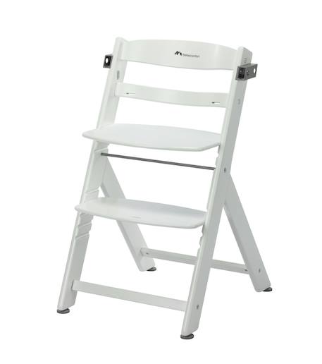 Chaise haute bébé en bois avec tablette timba Natural (wood)+Warm gray+White 10 - vertbaudet enfant 