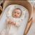 Coussin ergonomique bébé en gaze de coton dino Écru 2 - vertbaudet enfant 