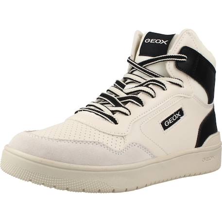 Basket garçon modèle j56lqa 05422 Blanc c0404+Noir c9997 4 - vertbaudet enfant 