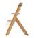 Chaise haute bébé en bois avec tablette timba Natural (wood)+Warm gray+White 3 - vertbaudet enfant 