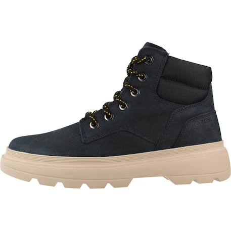 Bottes garçon modèle j kiddartah boy Bleu c0045+Marron c6002 2 - vertbaudet enfant 