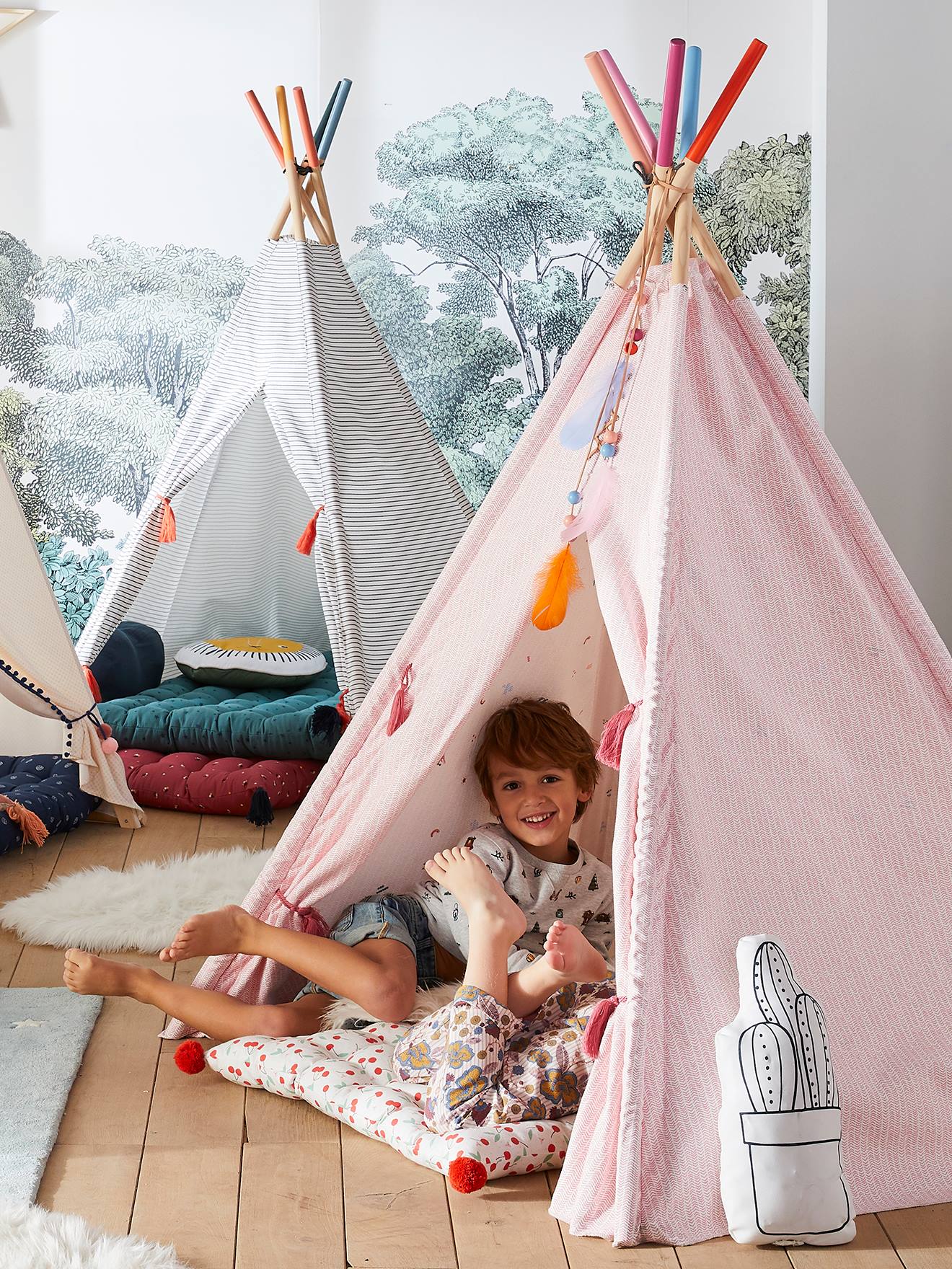 Tente Tipi Pour Enfants Djeco - Jeu D'intérieur Et Cabane - Design Coloré Et Ludique - 4