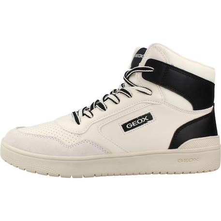 Basket garçon modèle j56lqa 05422 Blanc c0404+Noir c9997 2 - vertbaudet enfant 