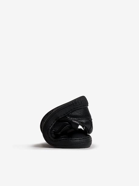 Sneakers garçon synthétique fermeture adhésive barefoot Black+Blue 3 - vertbaudet enfant 