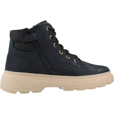 Bottes garçon modèle j kiddartah boy Bleu c0045+Marron c6002 1 - vertbaudet enfant 
