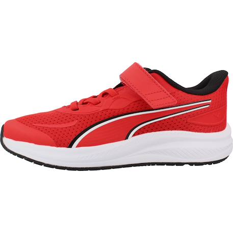 Baskets enfant garçon en textile Rouge red 2 - vertbaudet enfant 