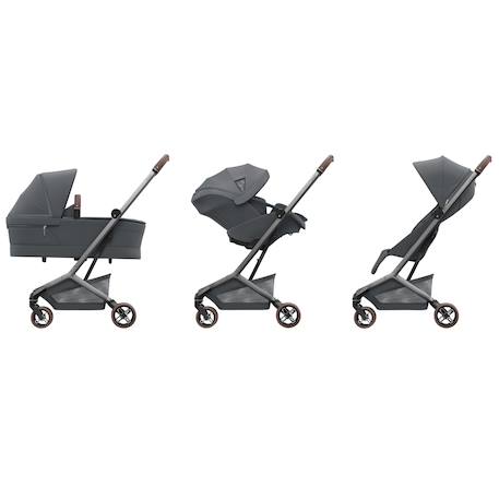 Poussette ultra compacte fame cabin Black onyx+Copper terra+Moon graphite+Oak truffle+Sapphire sand 15 - vertbaudet enfant 
