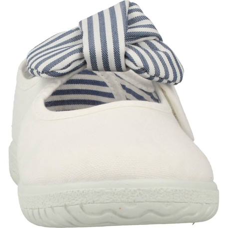 Basket fille modèle 105110 Beige beige+Blanc blanco+Rouge rojo 12 - vertbaudet enfant 