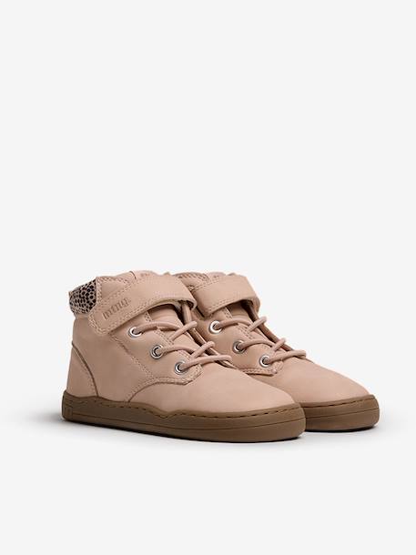 Bottines filles synthétique fermeture éclair barefoot Rose 4 - vertbaudet enfant 