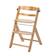 Chaise haute bébé en bois avec tablette timba Natural (wood)+Warm gray+White 2 - vertbaudet enfant 