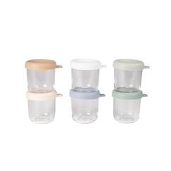Puériculture-Repas-Robot de cuisine et accessoires-Set de 6 portions en verre 250 ml