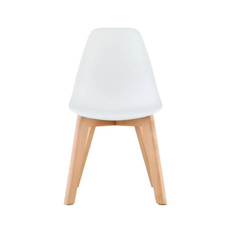 Lot de 2 chaises scandinaves pour enfant bois de hêtre - nils kid Blanc+Moutarde+Rose pâle+Vert clair 3 - vertbaudet enfant 