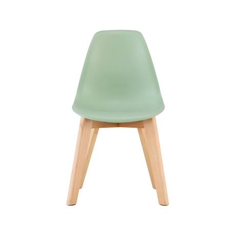 Lot de 2 chaises scandinaves pour enfant bois de hêtre - nils kid Blanc+Moutarde+Rose pâle+Vert clair 18 - vertbaudet enfant 