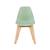 Lot de 2 chaises scandinaves pour enfant bois de hêtre - nils kid Blanc+Moutarde+Rose pâle+Vert clair 18 - vertbaudet enfant 
