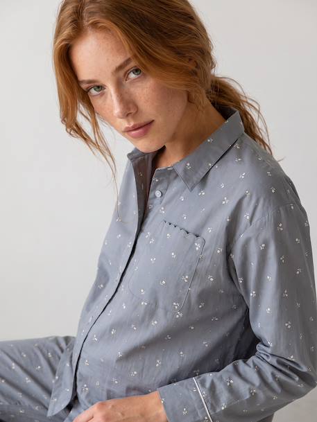 Pyjama grossesse et allaitement vert sauge 8 - vertbaudet enfant 