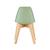 Lot de 2 chaises scandinaves pour enfant bois de hêtre - nils kid Blanc+Moutarde+Rose pâle+Vert clair 19 - vertbaudet enfant 