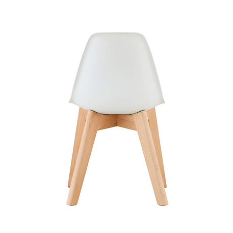 Lot de 2 chaises scandinaves pour enfant bois de hêtre - nils kid Blanc+Moutarde+Rose pâle+Vert clair 4 - vertbaudet enfant 