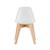 Lot de 2 chaises scandinaves pour enfant bois de hêtre - nils kid Blanc+Moutarde+Rose pâle+Vert clair 4 - vertbaudet enfant 
