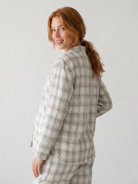 Pyjama grossesse et allaitement bois de rose 3 - vertbaudet enfant 