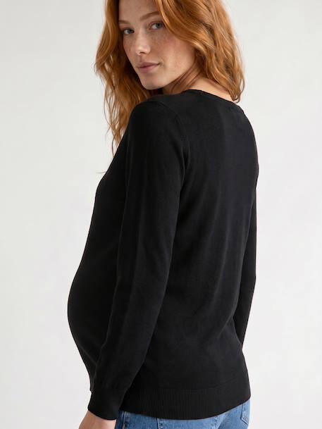 Pull de grossesse noir+vert 4 - vertbaudet enfant 