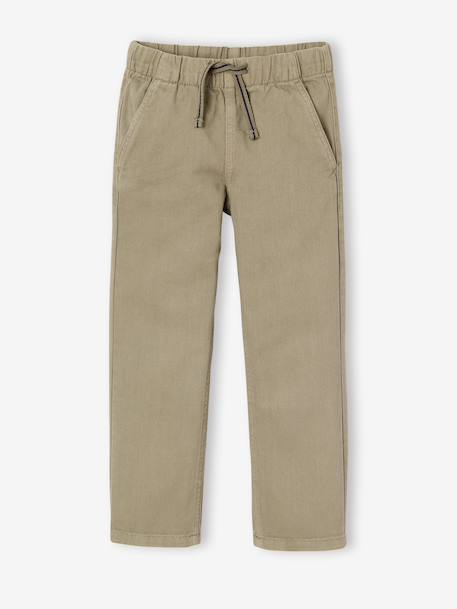 Pantalon garçon  fluide facile à enfiler garçon bleu moyen+bleu nuit+terracotta+vert sauge 24 - vertbaudet enfant 
