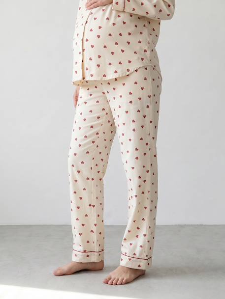 Pyjama grossesse et allaitement écru 9 - vertbaudet enfant 