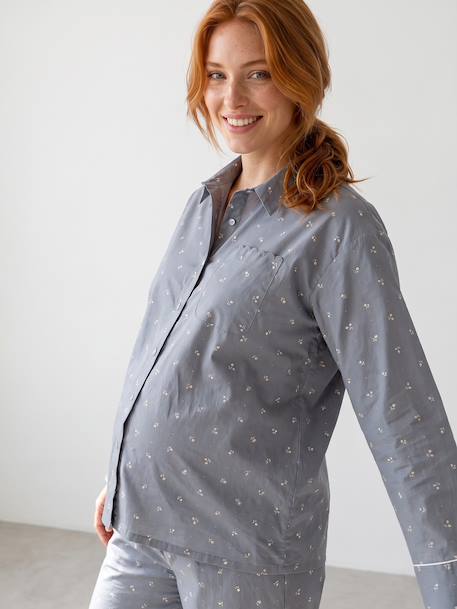 Pyjama grossesse et allaitement vert sauge 9 - vertbaudet enfant 