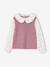 Pull col claudine lilas+marine+tomette 1 - vertbaudet enfant 