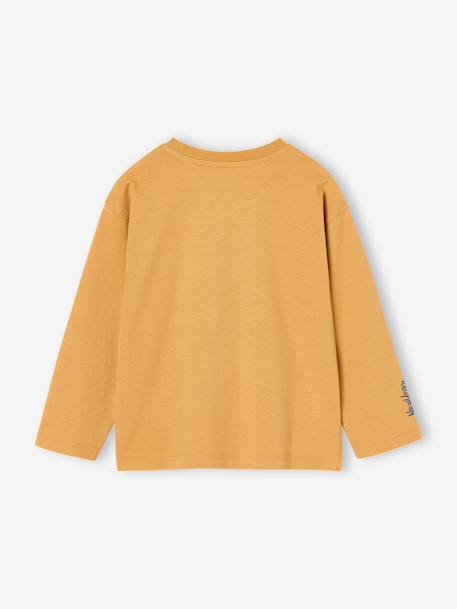 T-shirt manches longues garçon anthracite+jaune+pistache 7 - vertbaudet enfant 