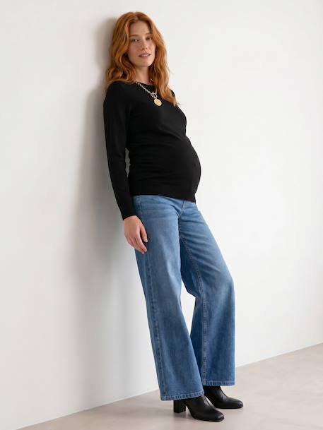 Pull de grossesse noir+vert 3 - vertbaudet enfant 
