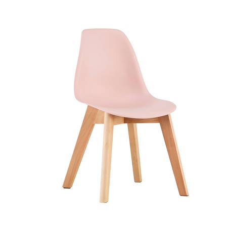 Lot de 2 chaises scandinaves pour enfant bois de hêtre - nils kid Blanc+Moutarde+Rose pâle+Vert clair 12 - vertbaudet enfant 
