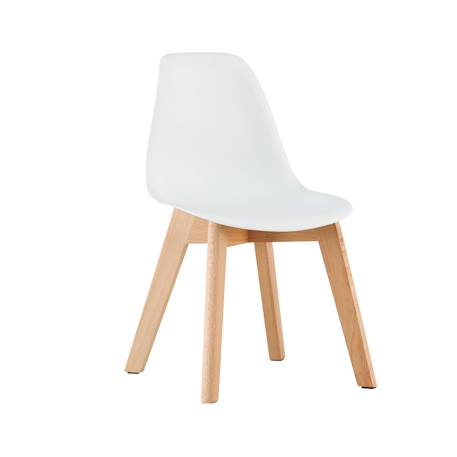 Lot de 2 chaises scandinaves pour enfant bois de hêtre - nils kid Blanc+Moutarde+Rose pâle+Vert clair 2 - vertbaudet enfant 