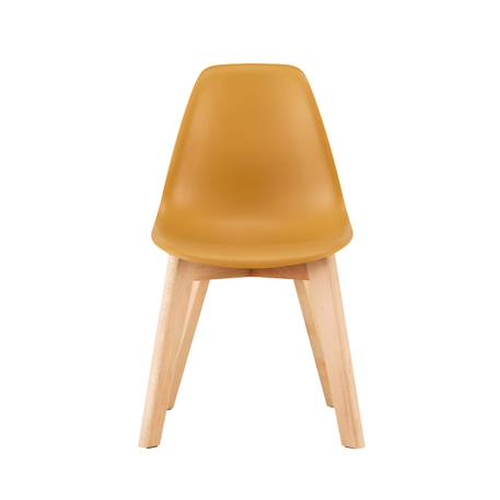 Lot de 2 chaises scandinaves pour enfant bois de hêtre - nils kid Blanc+Moutarde+Rose pâle+Vert clair 8 - vertbaudet enfant 