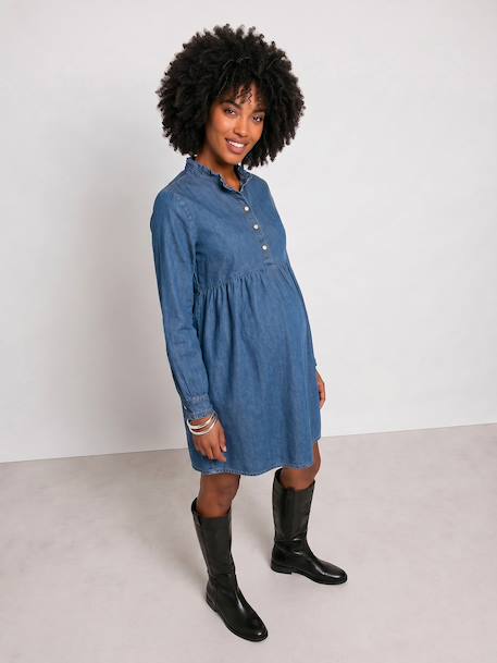 Robe de grossesse manches longues stone 1 - vertbaudet enfant 