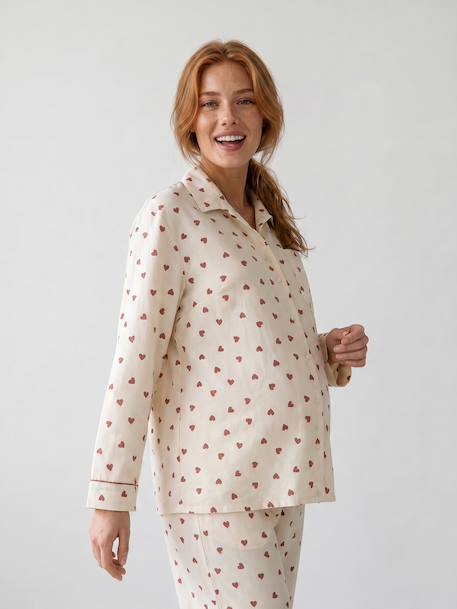 Pyjama grossesse et allaitement écru 6 - vertbaudet enfant 