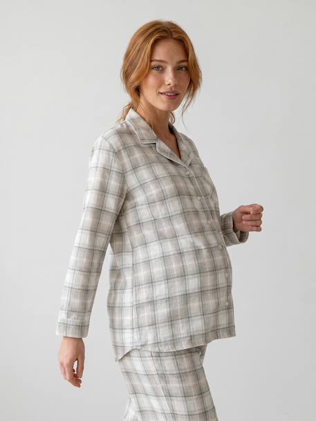 Pyjama grossesse et allaitement bois de rose 7 - vertbaudet enfant 