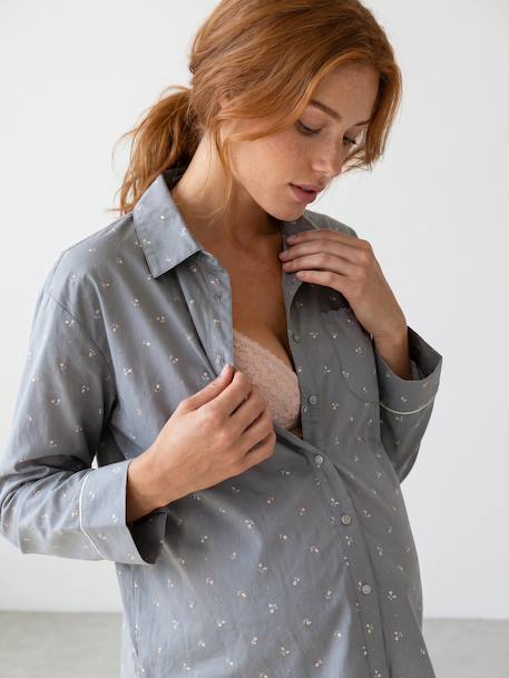 Pyjama grossesse et allaitement vert sauge 6 - vertbaudet enfant 