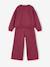 Ensemble sweat et pantalon jogging fille prune 4 - vertbaudet enfant 