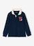 Polo manches longues garçon marine 1 - vertbaudet enfant 
