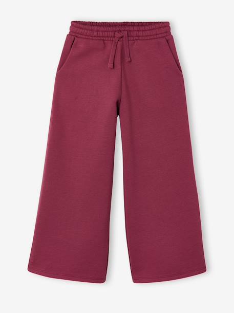 Ensemble sweat et pantalon jogging fille prune 3 - vertbaudet enfant 