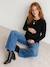 Pull de grossesse noir+vert 8 - vertbaudet enfant 