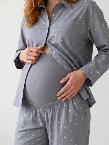 Pyjama grossesse et allaitement vert sauge 7 - vertbaudet enfant 