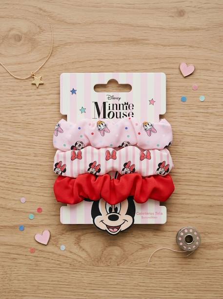 Lot de 3 chouchous minnie mouse Rose et blanc 2 - vertbaudet enfant 