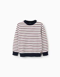 Pull en maille à rayures  - vertbaudet enfant