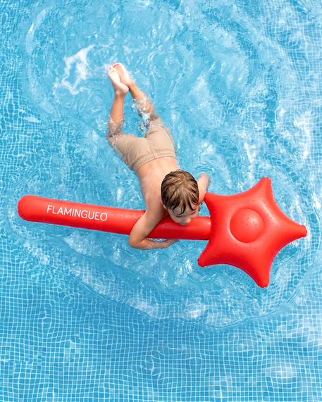 Bouee gonflable etoile geante piscine Rouge 2 - vertbaudet enfant 