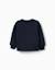 Sweat en coton peigné avec motif art et nature Blanc+Bleu foncé+Marron+Vert clair 6 - vertbaudet enfant 
